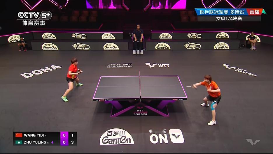 朱雨玲这次比赛真的是有备而来啊。
昨天朱雨玲赢了迪亚兹后的采访，就知道她对和王艺