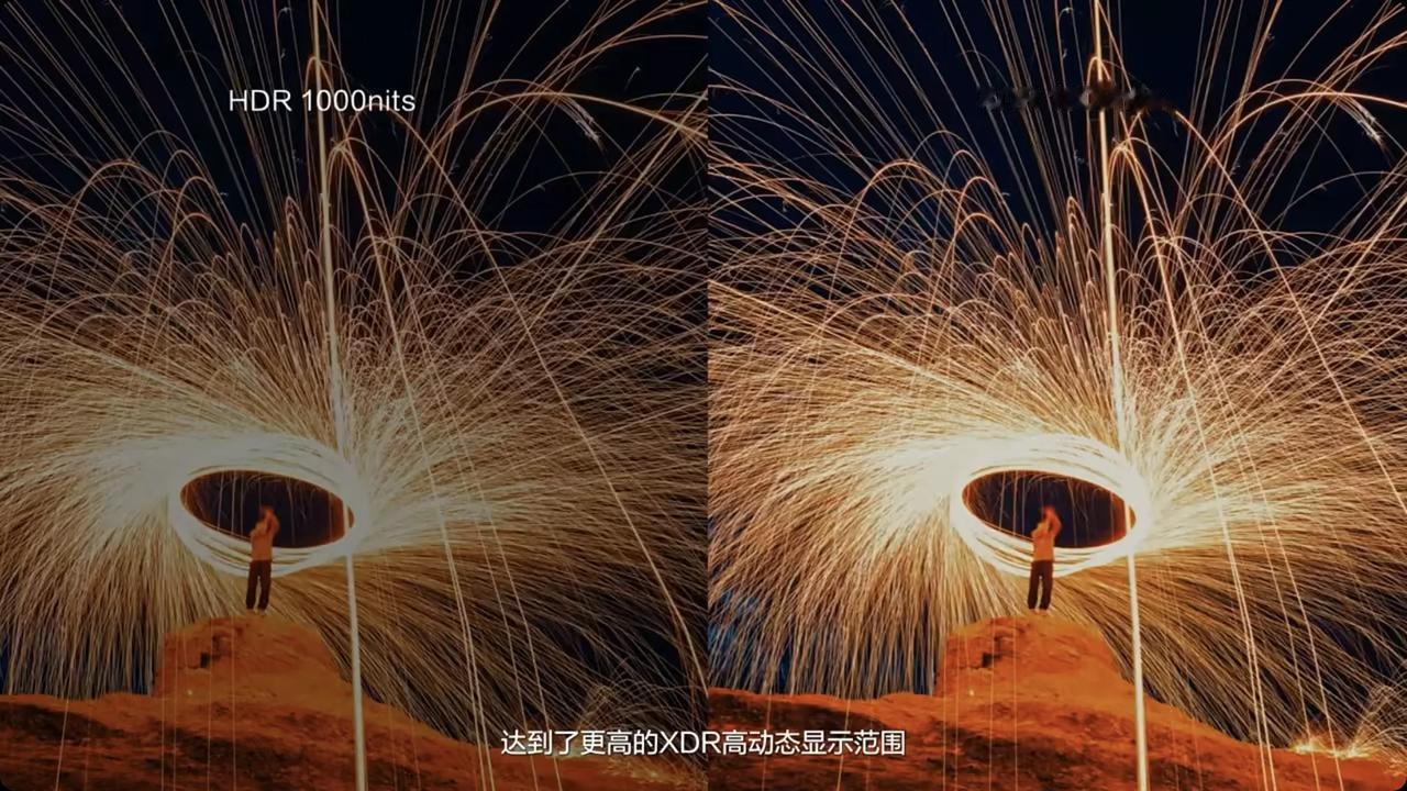 这就是XDR高亮度可以带给我们观感的提升
TCL Q10H 旗舰Mini LED