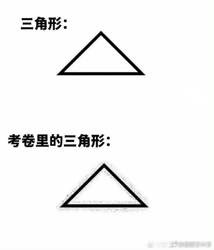 散发着怨气的考卷三角形！ ​​​
