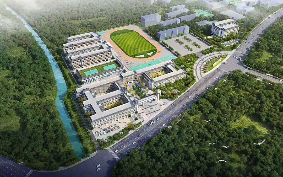 肇庆一学校将于9月投入使用据了解，孔子学校南校区建设项目总建筑面积达7.5万平方