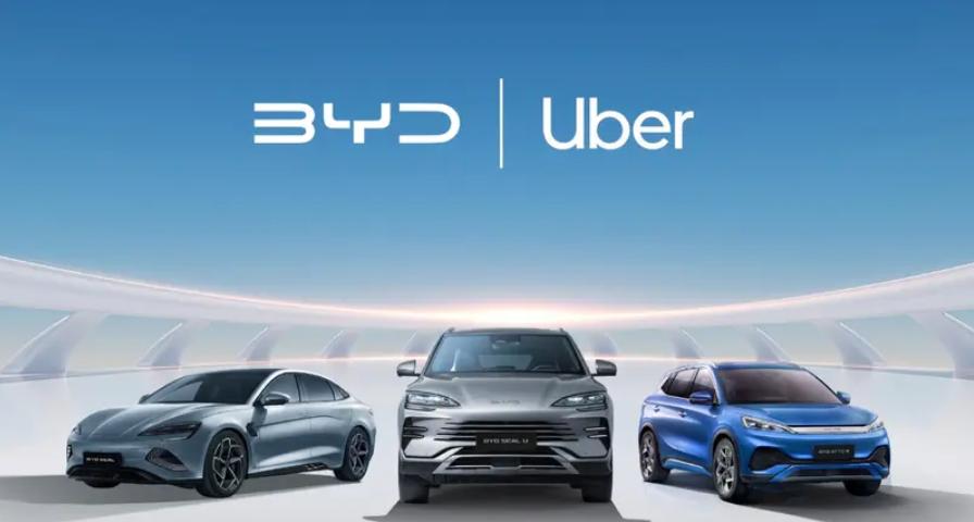 【比亚迪与优步达成战略合作 斩获10万辆新能源车订单】根据外媒的报道，比亚迪与优