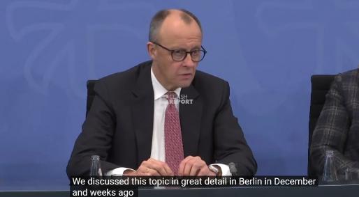 德国总理默茨今天（北京时间1月29日）表示：“乌克兰于2027年1月1日加入欧盟