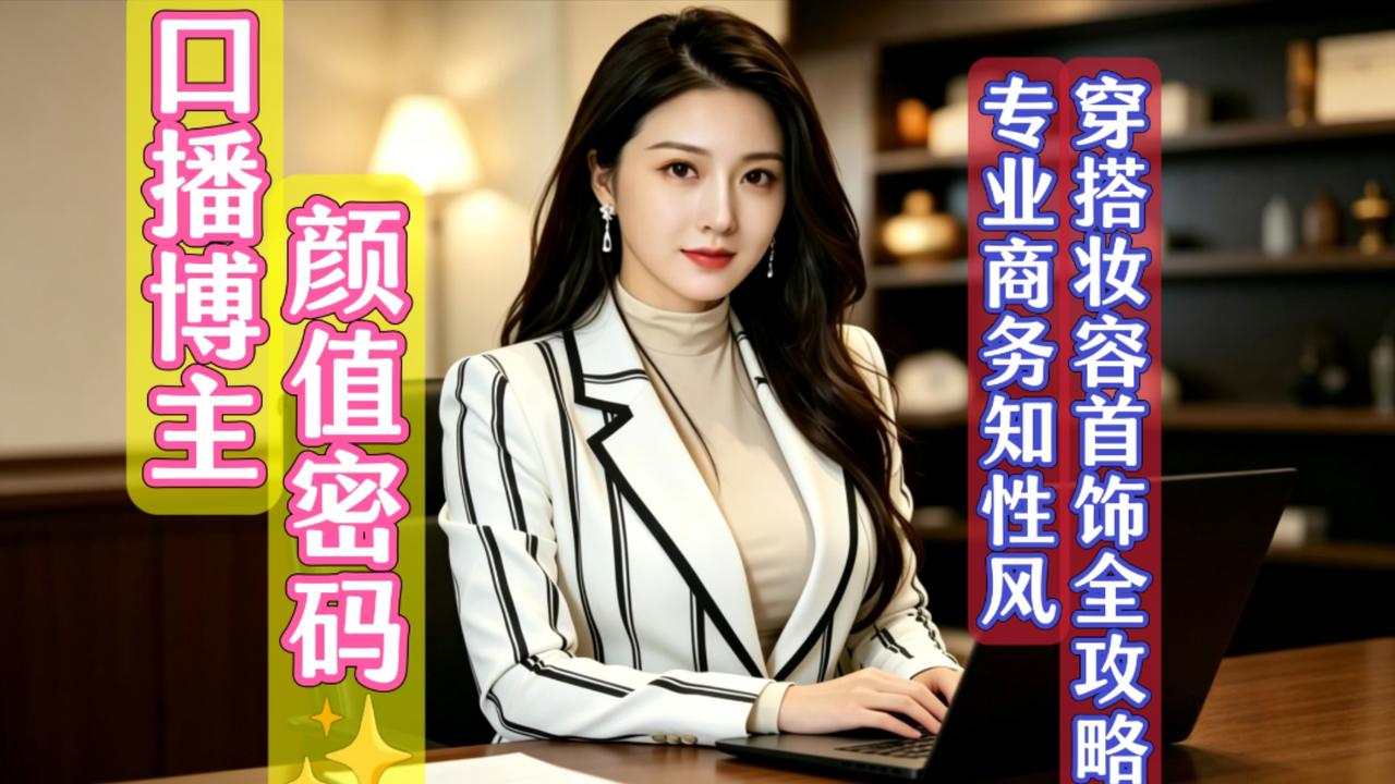 口播博主颜值密码✨专业商务知性风穿搭妆容首饰全攻略
 
做知识分享、财经解读、干
