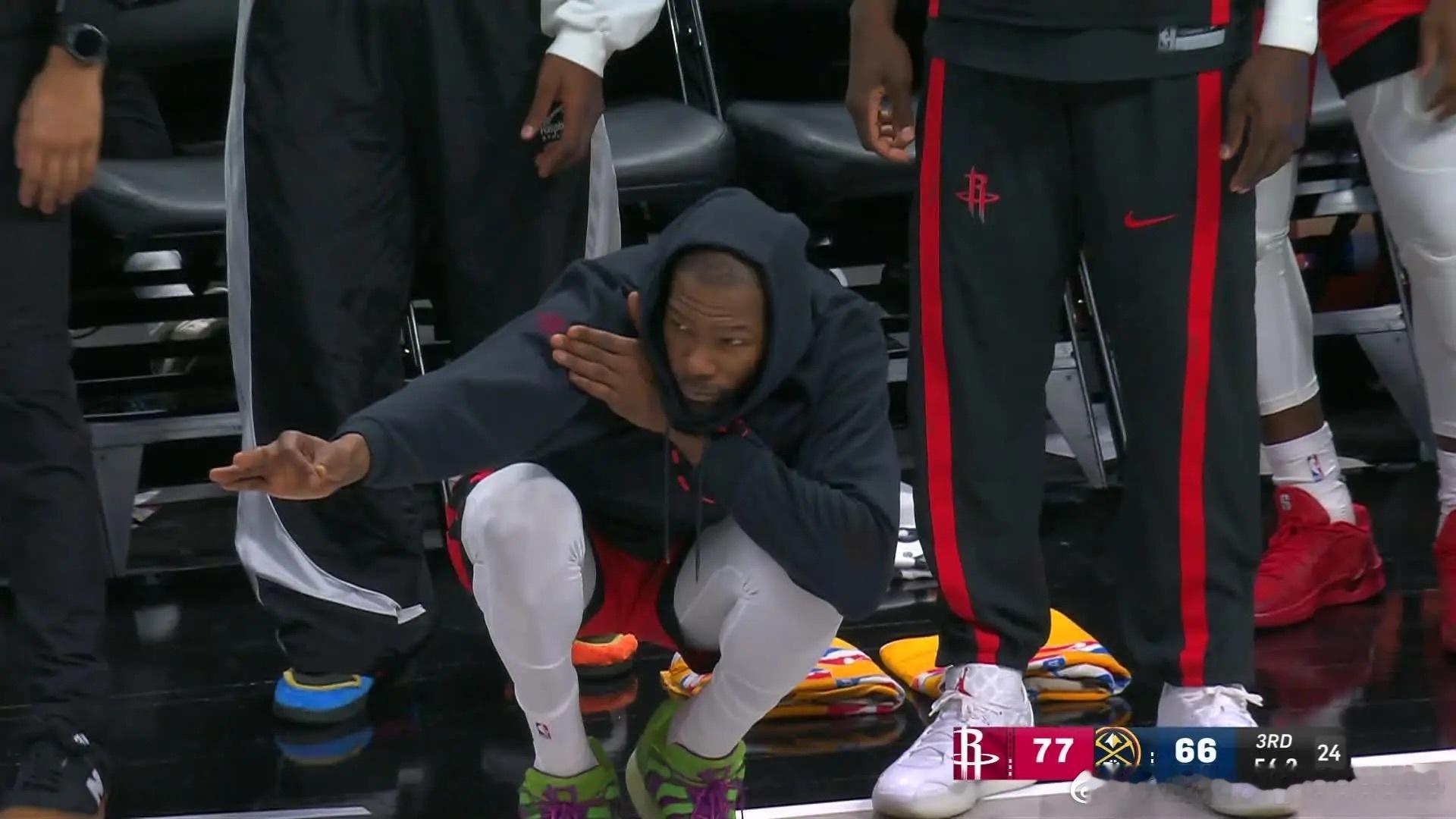 非得惹老杜，你看看好玩儿不火箭vs掘金