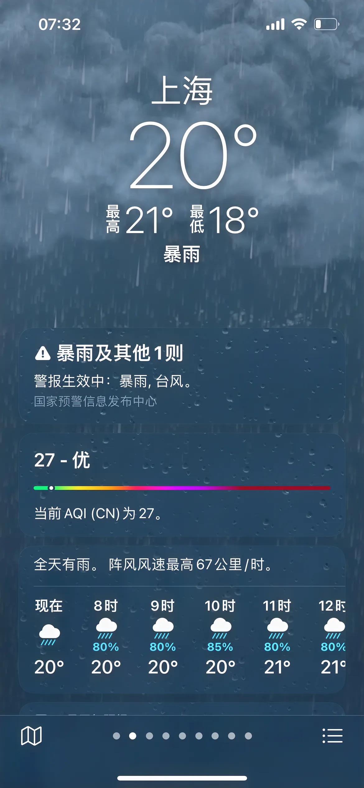 上海台风，强降雨，孩子祈祷不下雨或者放假，结果，市教委：因强降雨延误到校不作迟到