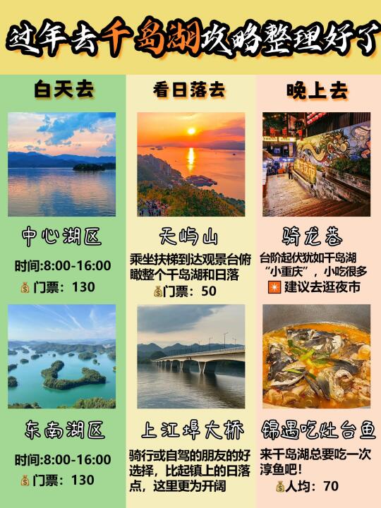 请收下！这份熬夜整理的千岛湖攻略
