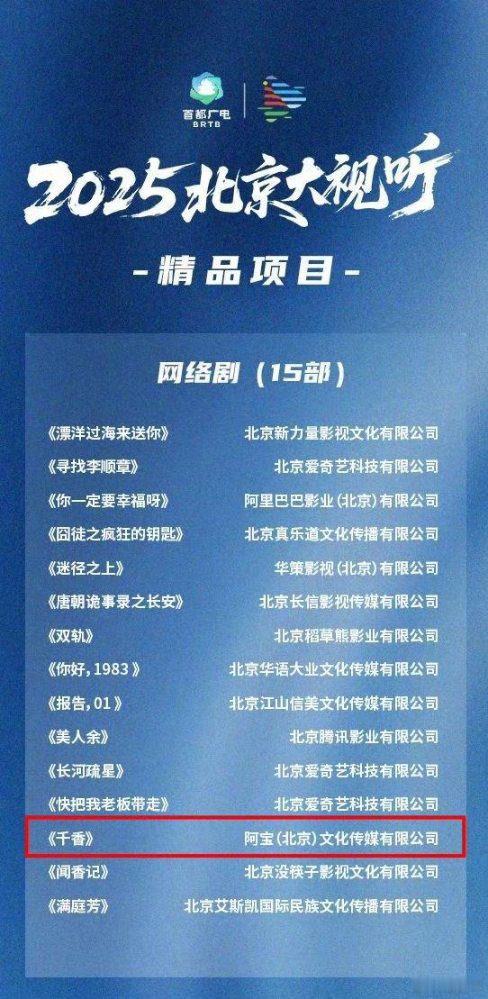 第三届北京网络视听大会的千香C位海报期待鞠婧祎宋威龙啊 ​​​