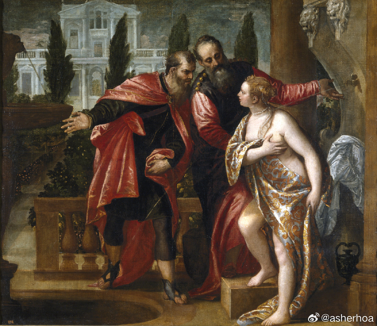 西洋历史文化鱼缸  历史人物 意大利文艺复兴时代著名威尼斯画家保罗·委罗内塞（P