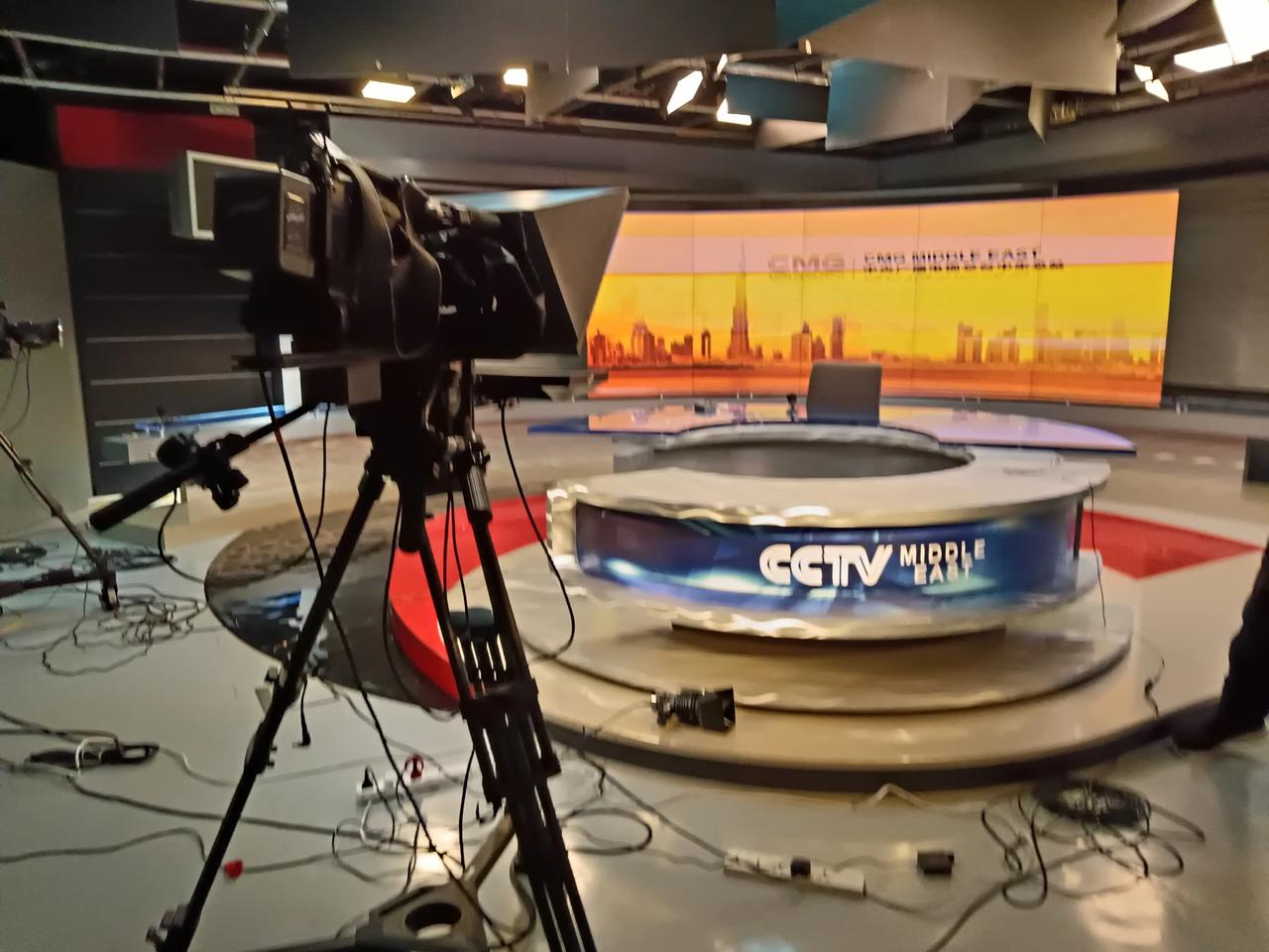 考察央视中东总站