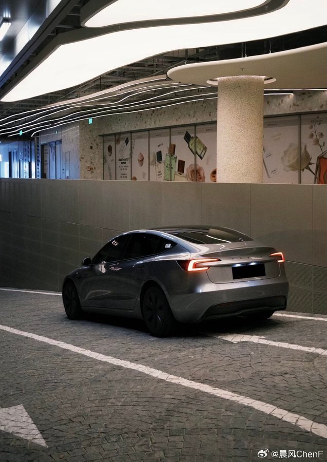 我有点想知道特斯拉带上小蓝灯后开启fsd的外观效果了特斯拉