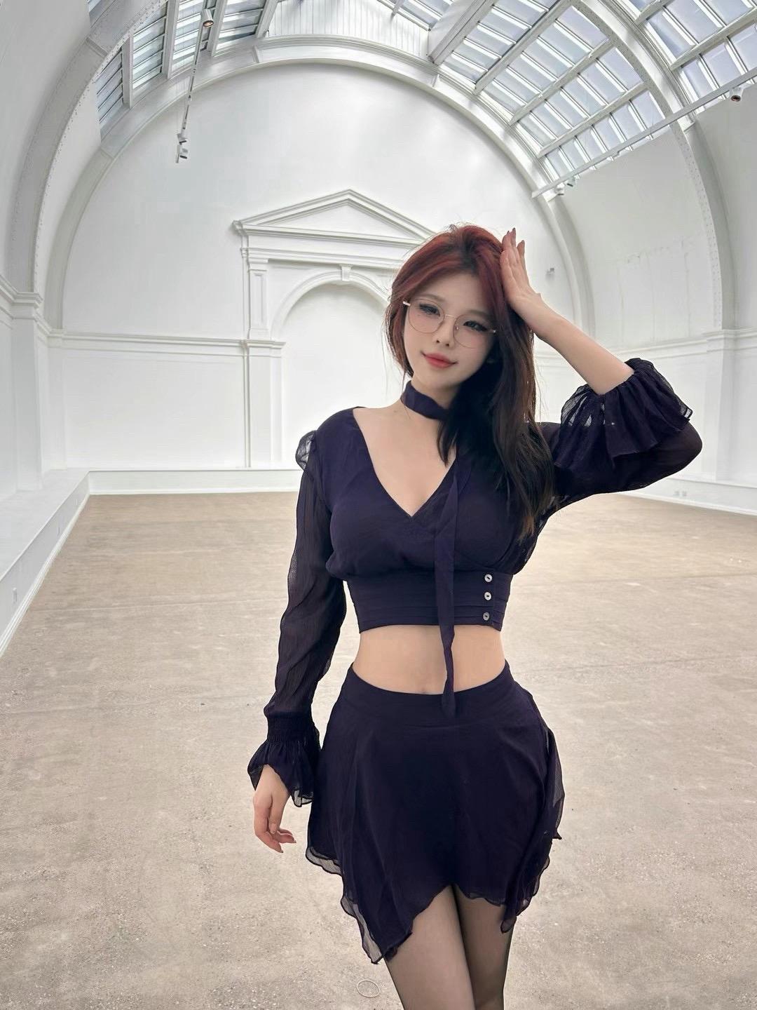 发现紫色自带姐姐气质。