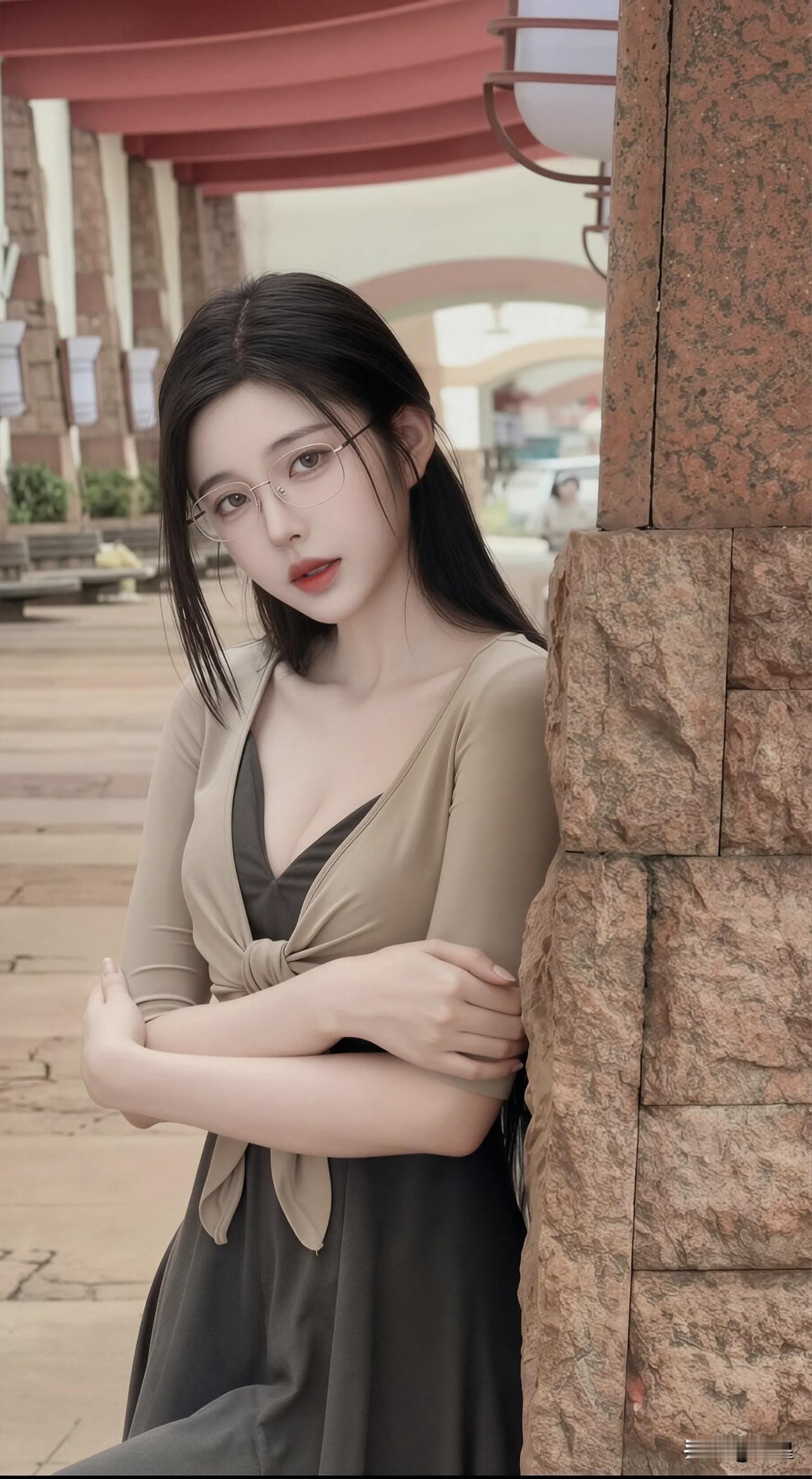 复古眼镜真的是打造优雅气质少女感、增添文艺范儿的利器！就拿圆框复古眼镜来说，那种
