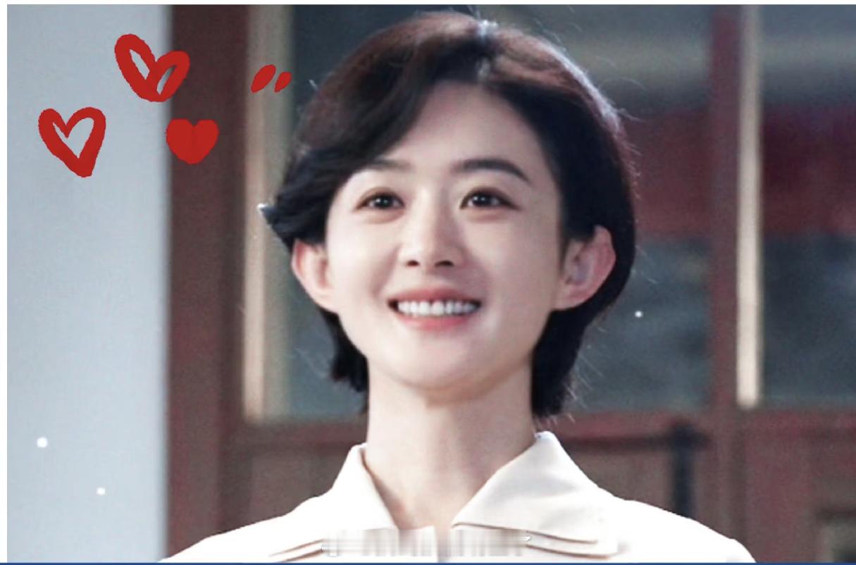 赵丽颖短发书记造型斩不斩男不知道，但一定斩女，赵丽颖的短发造型简直是仙品，李秋萍