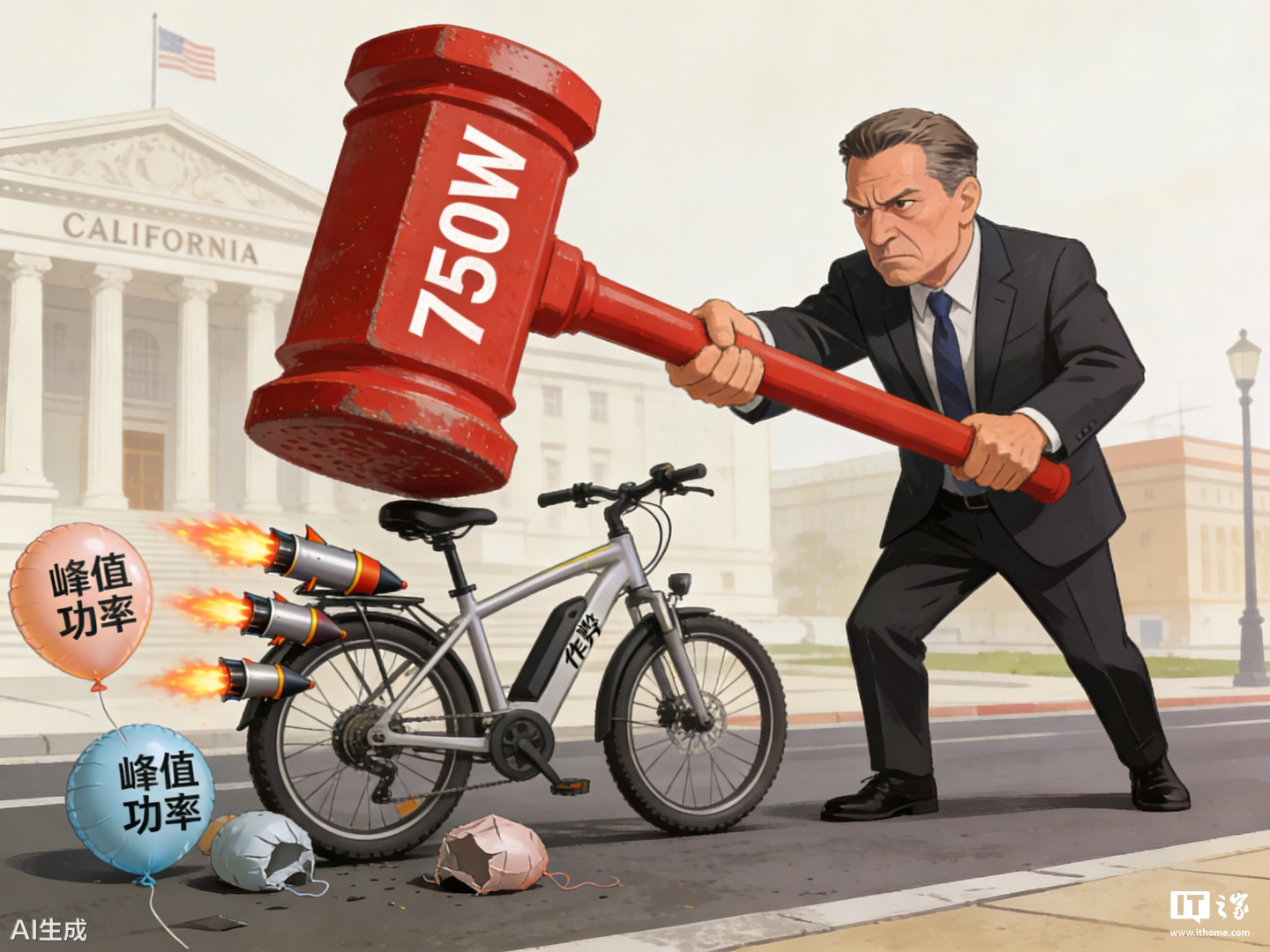 加州欲收紧电动自行车功率上限，填补法规模糊地带