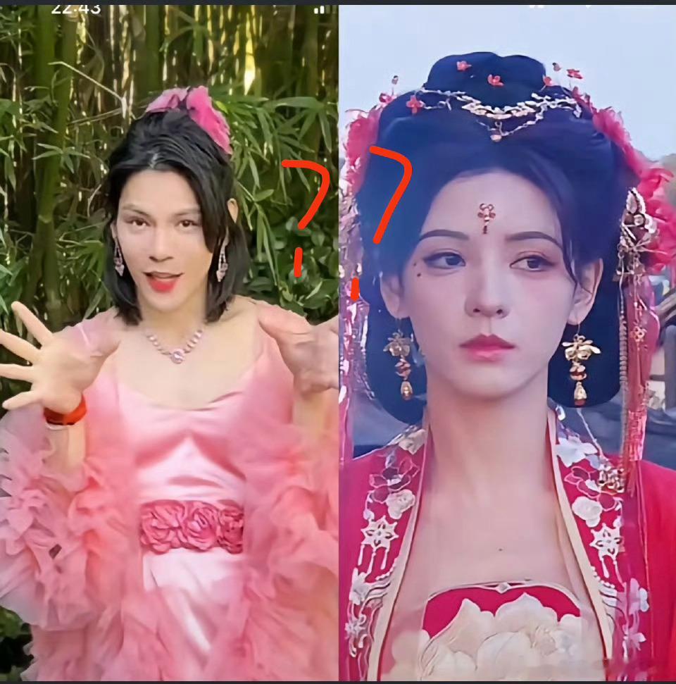 不是，你告诉我向佐女装这像张予曦？搞啥子呢？压根一点都不像的好吧，怎么就女装还撞