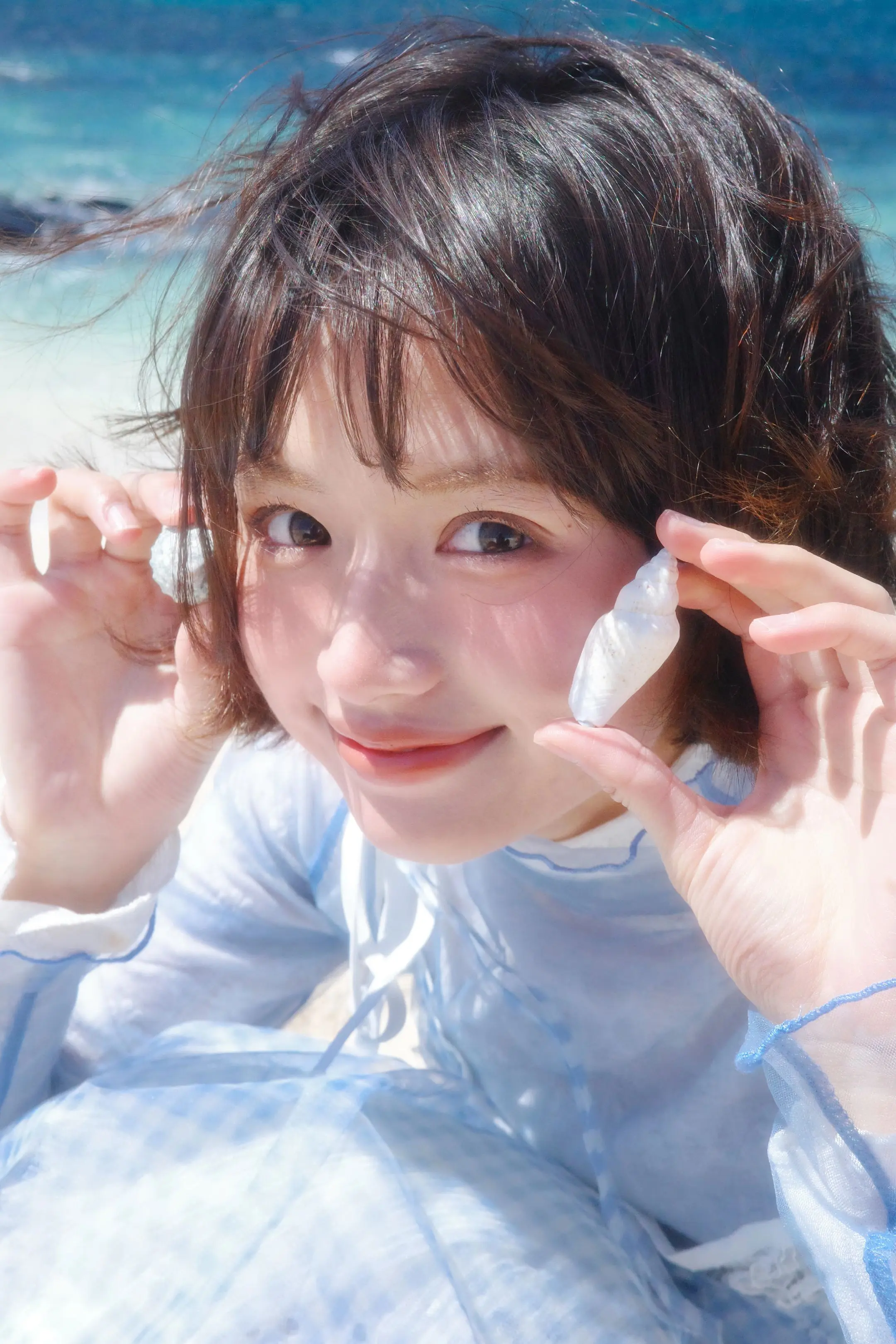 SUMMER vibe🧊。好想念济州岛的蓝色玻璃海～