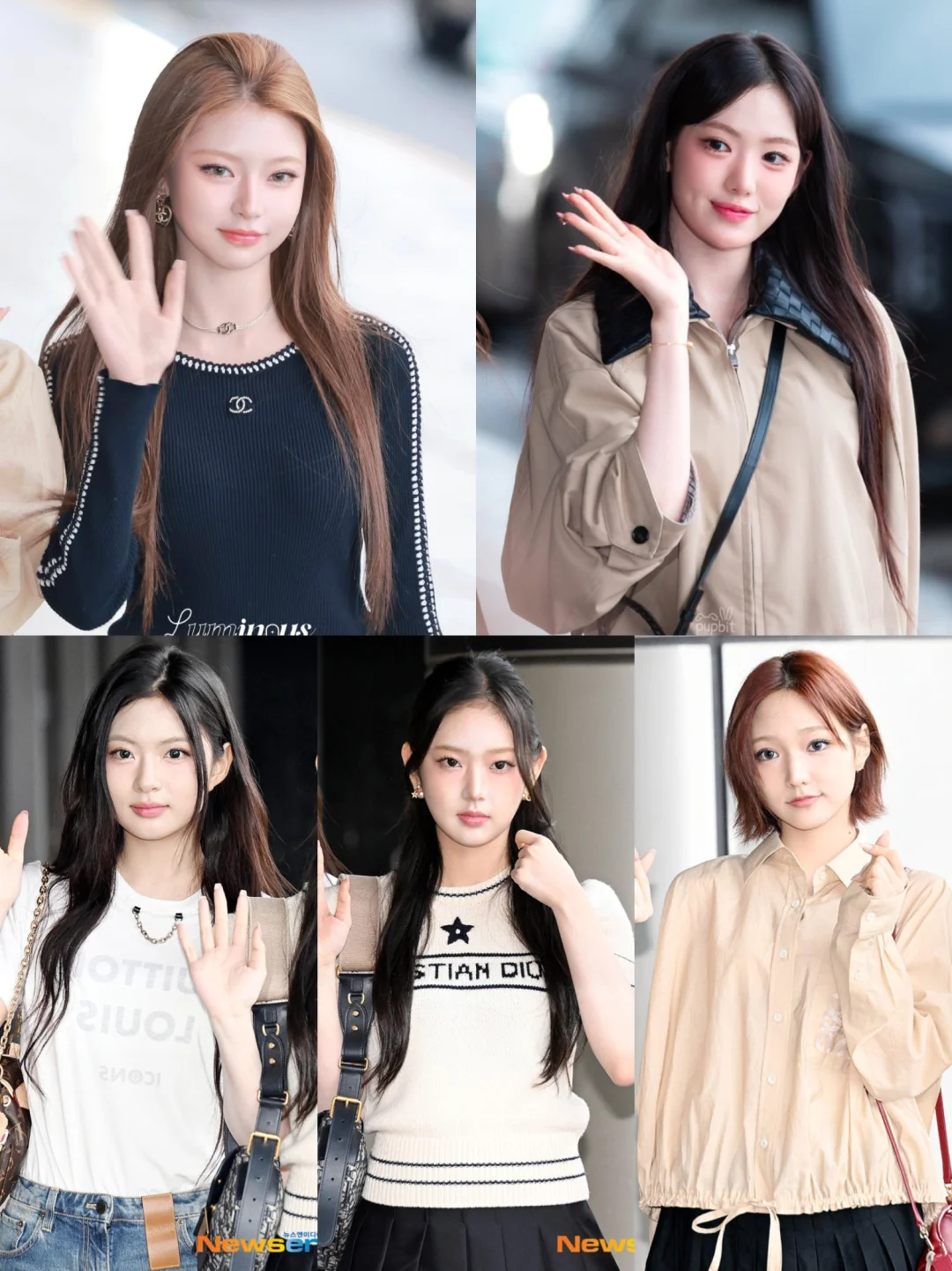 Chanel LV. . .新女团全身都是广告位