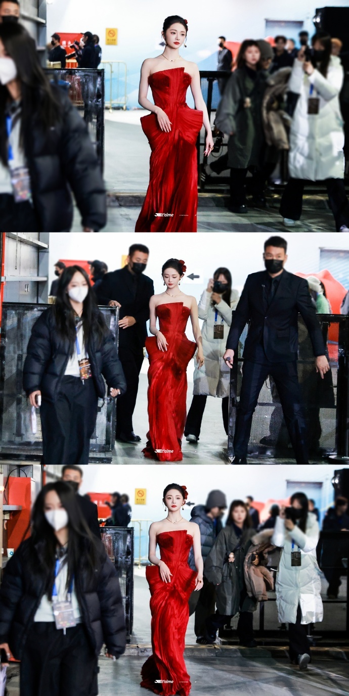 周洁琼 世界名画  谁能懂一懂周洁琼穿红色的杀伤力！明艳又张扬，自带蓬勃生命力，