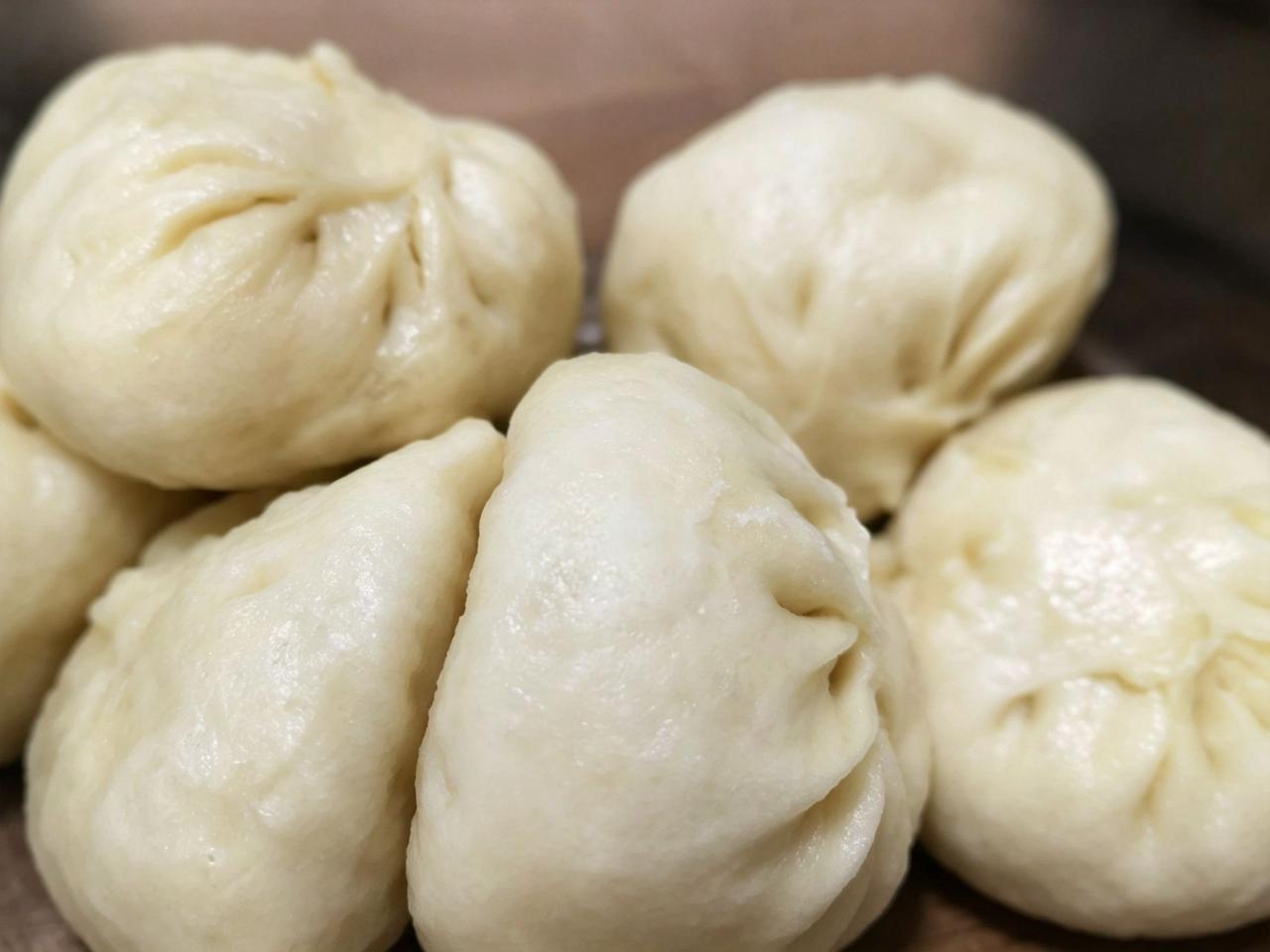 茭瓜包子。AI生包质感精修照