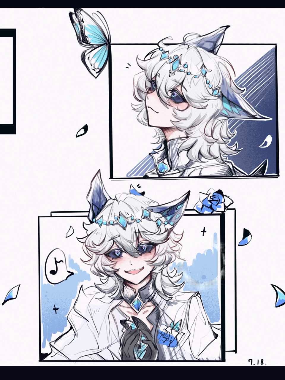 2687【好猫】女神给画的小宝宝 