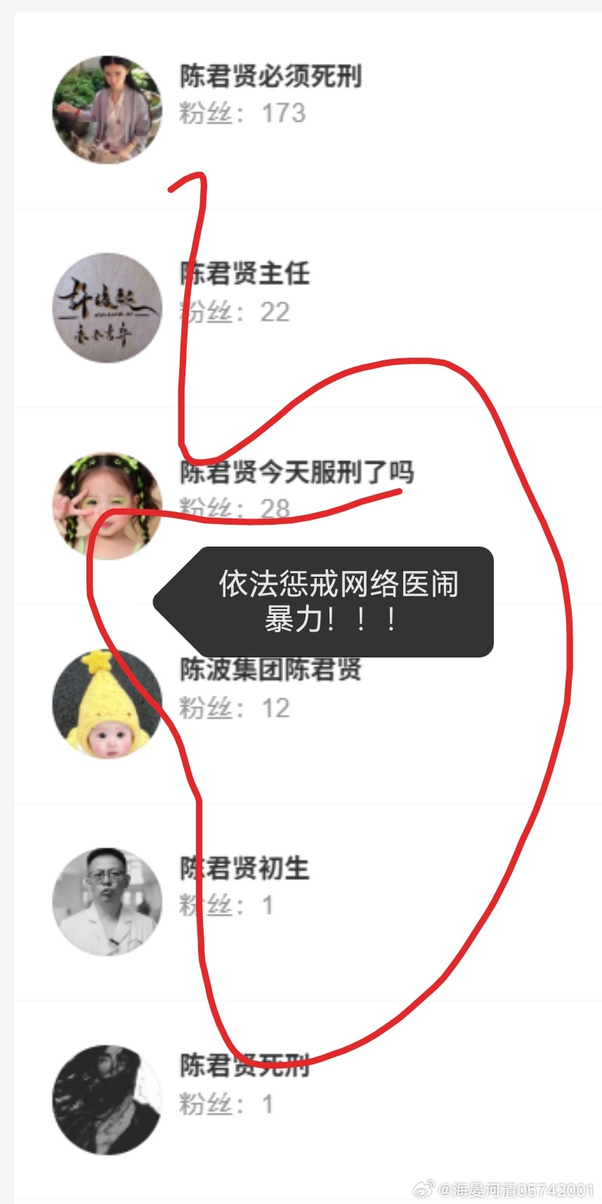 网络医闹 实在太暴力，太可怕，太无耻，应该严厉依法打击！网络医闹不是发泄是犯罪暑