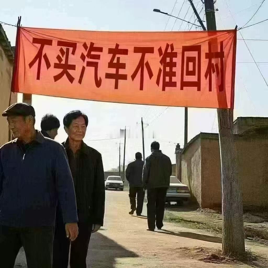 不买汽车不让回村？？？村长也干二手车了？？？ 