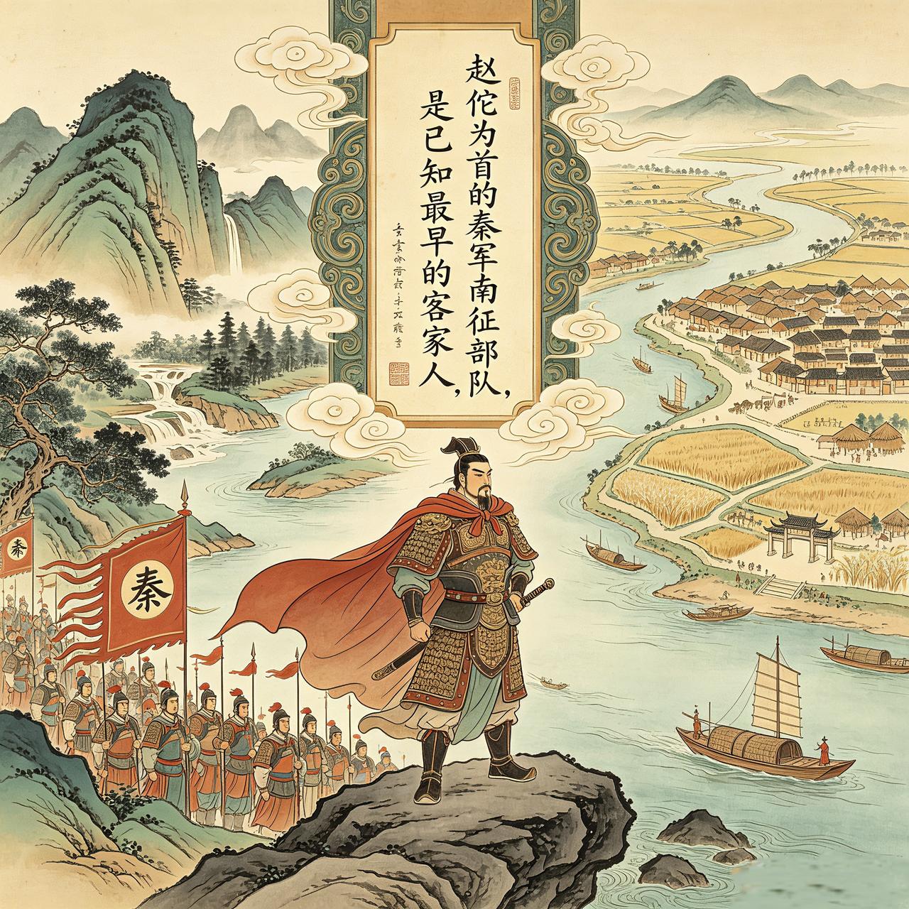 秦征百越时期，秦军把当时的中原通用语言--“雅言”(秦音)，一并带入了南方，从而