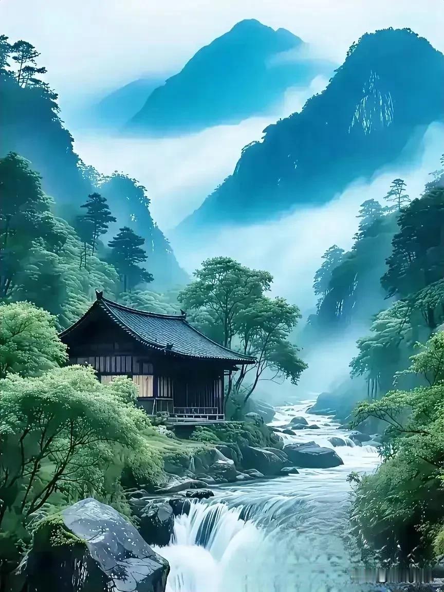 《蝶恋花·静听山野风》
 
静坐听风山野拥。
万壑含烟，
心事千重送。
漫把人间
