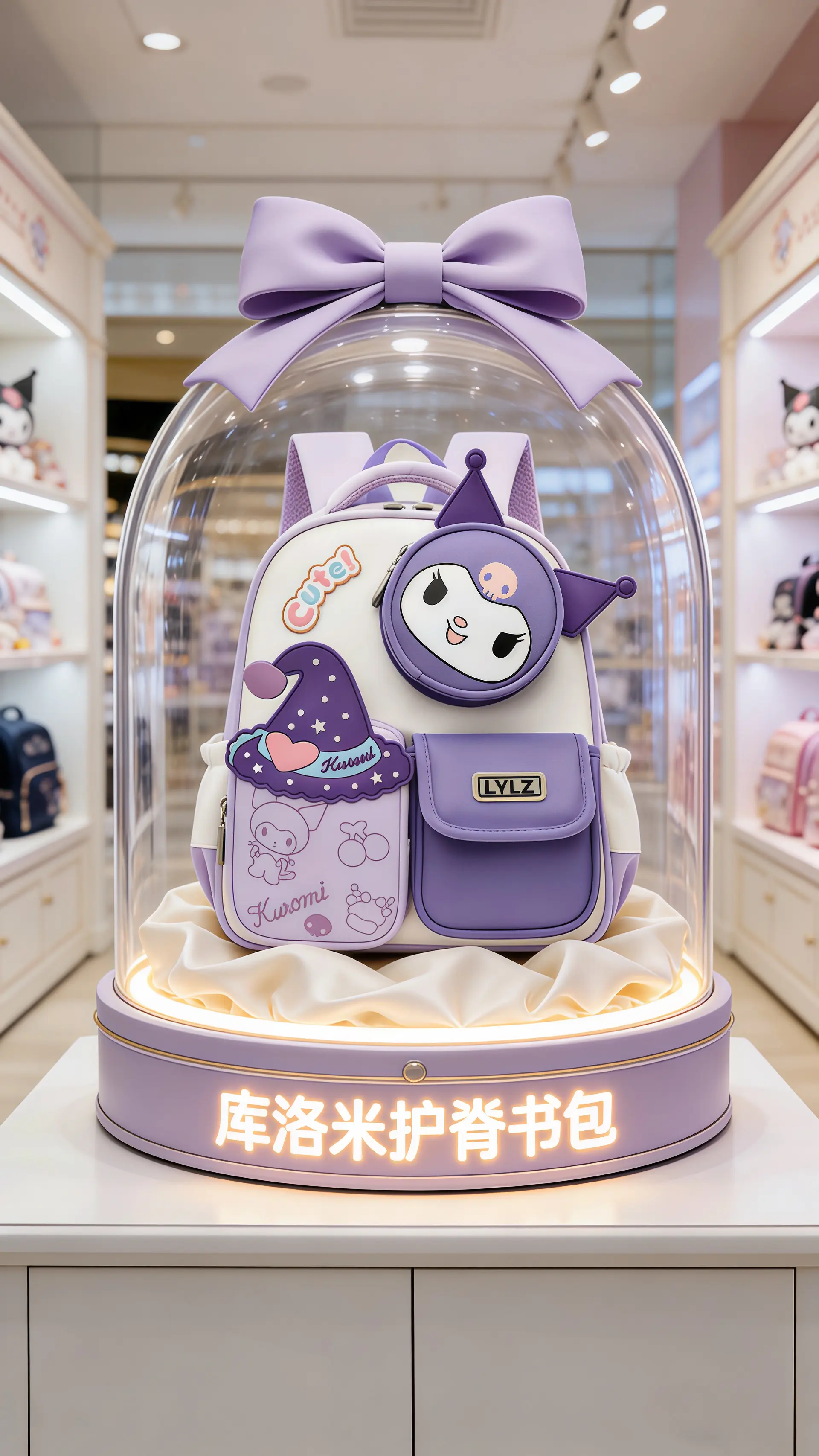 儿童书包书包推荐库洛米书包幼儿园书包开学礼物