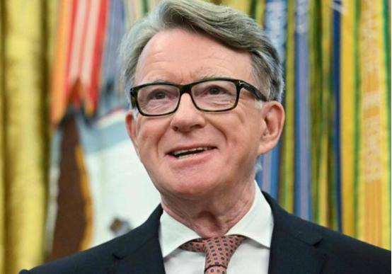 当地时间9月6日，英国驻美大使彼得·曼德尔森（Peter Mandelson）发