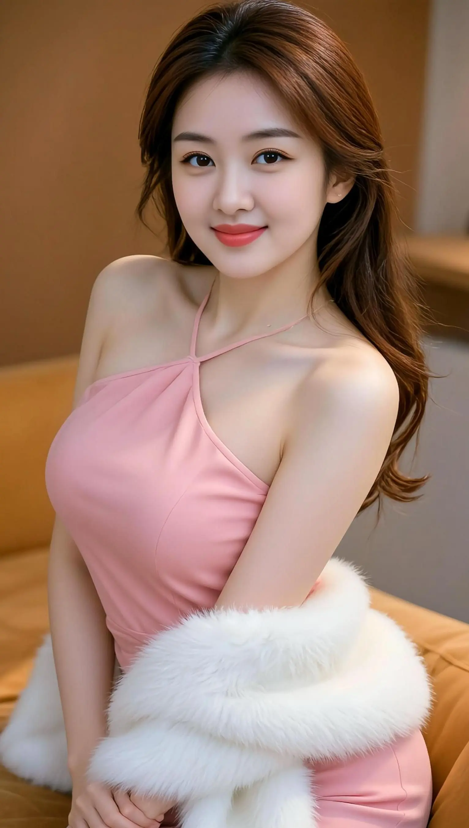 AI单肩裙写真 ai创作