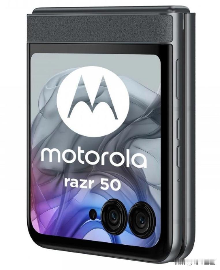 日前据业内消息，摩托罗拉的新款折叠屏手机moto razr 50已入网，应该很快