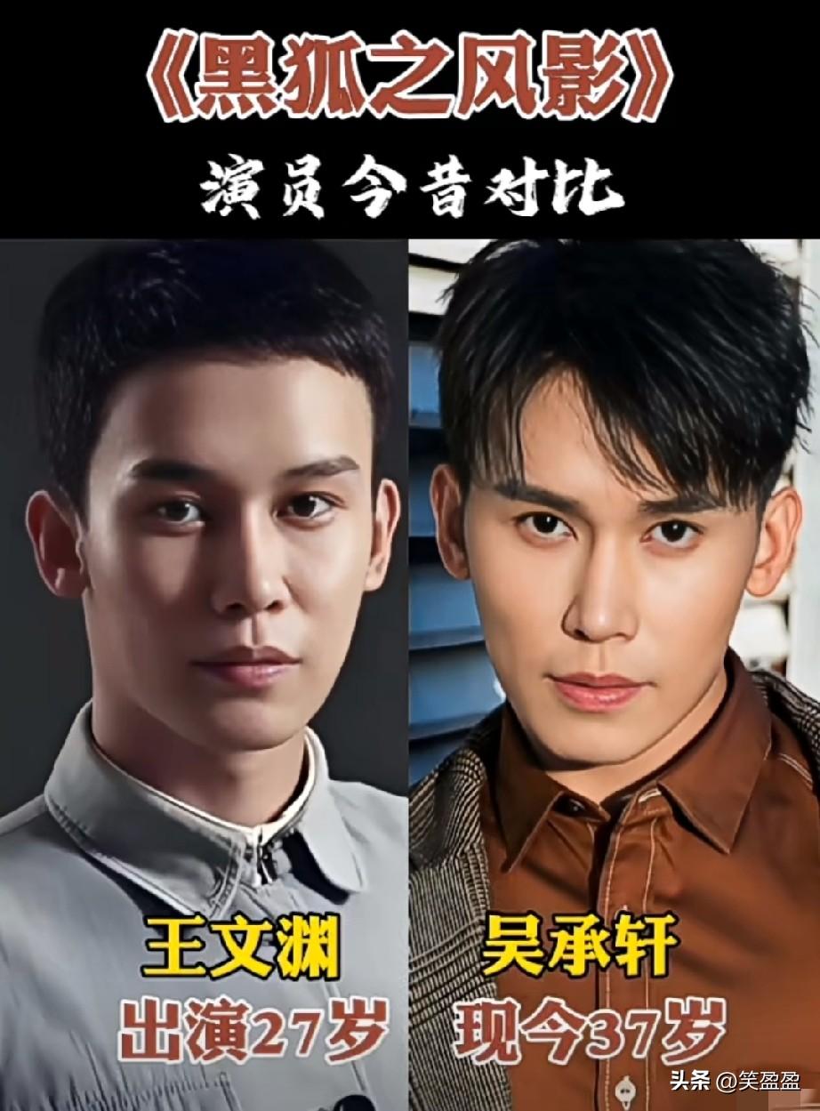 《黑狐之风影》演员今昔对比，你最喜欢哪一位？