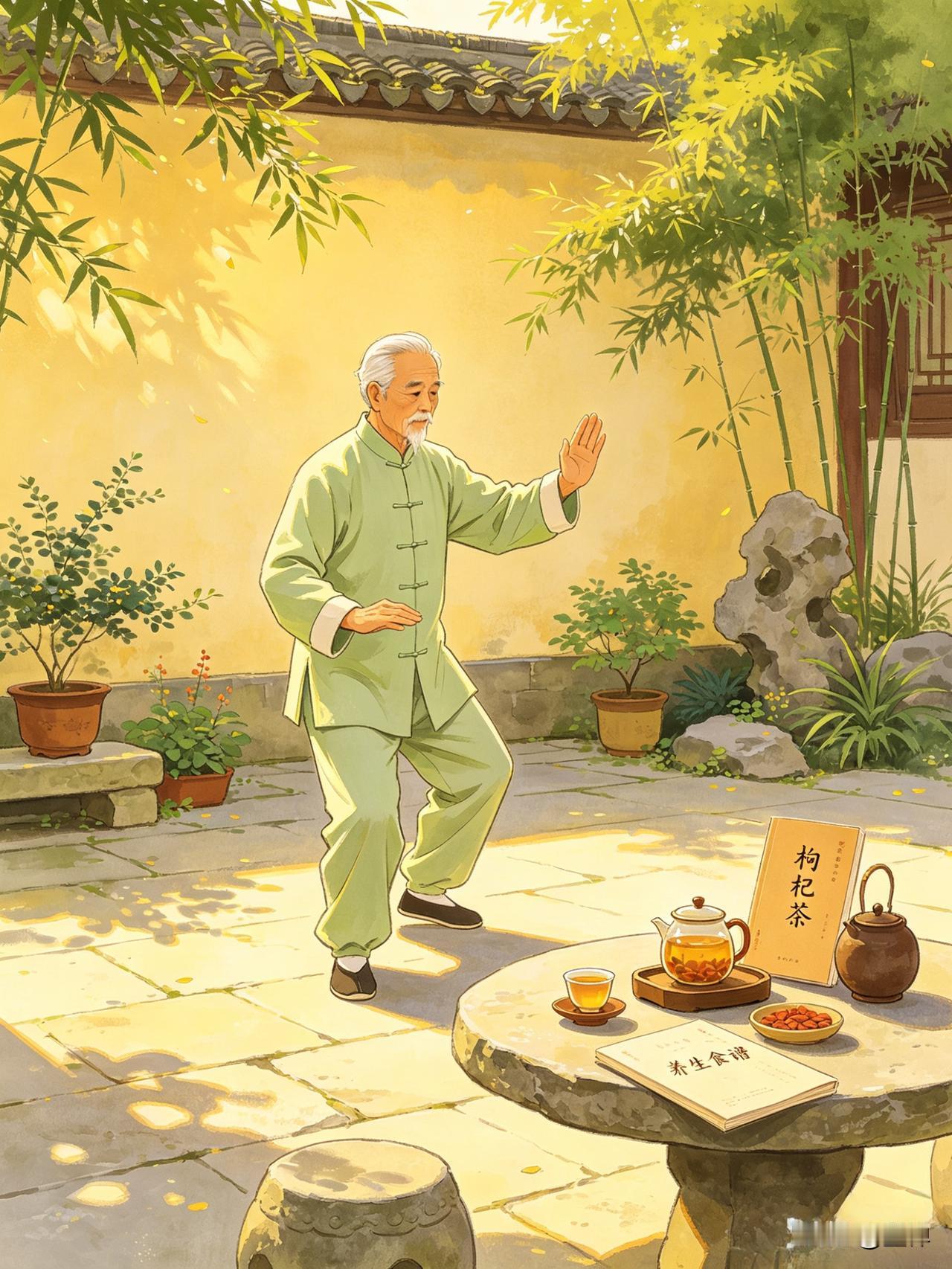 真正懂养生的人，
都在悄悄做对三件事！

第一，饭吃到七分。
不是撑到打嗝才停，