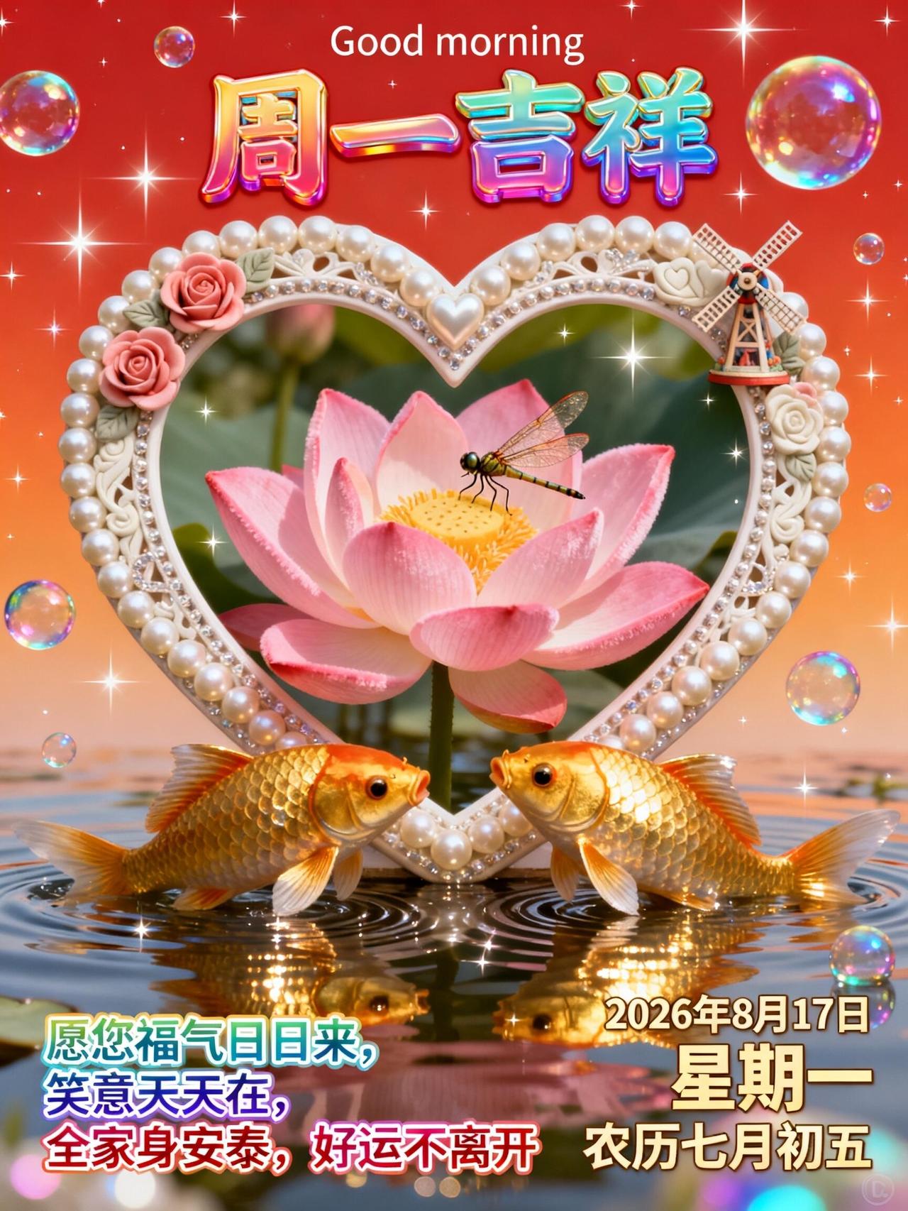 周一清晨送上祝福，开启元气满满的新周🔆。短暂的周末已经落幕，调整状态重新上路，