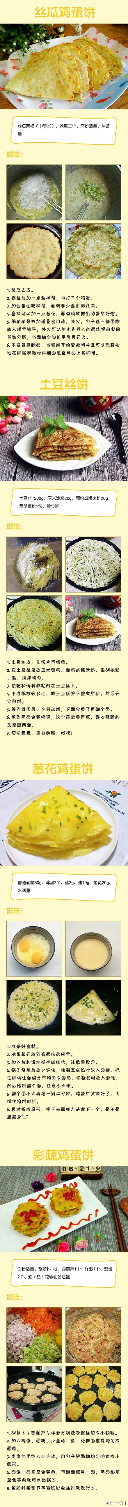36款饼类食谱！鸡蛋灌饼，葱花饼，春饼...你钟爱的是哪一种呢？~我的宝藏食谱