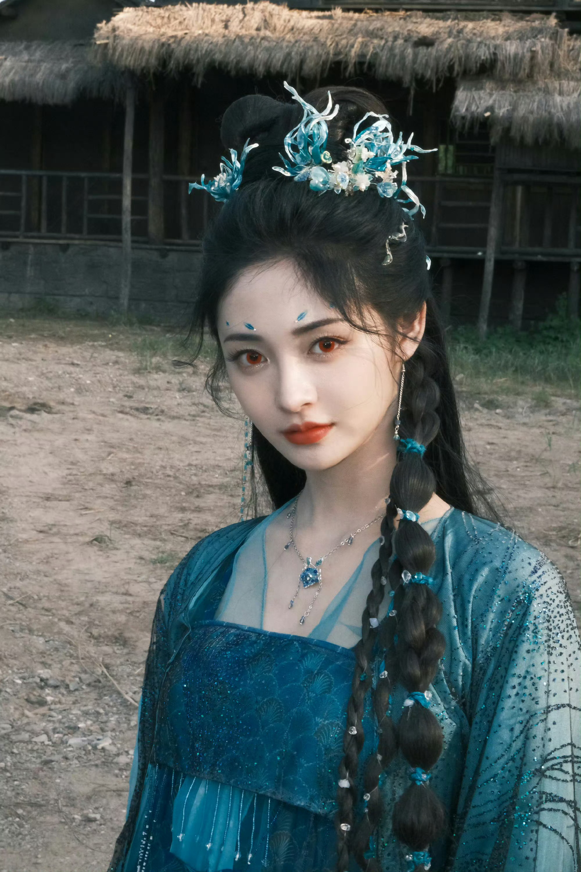 周洁琼直播模仿猫妖 直播画面妖雾骤起！她踮脚转圈时裙摆绽开，戏服腰封缀着银铃乱响