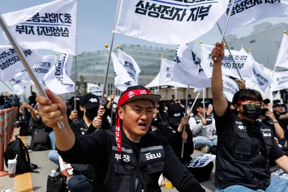 不满每人发230万人民币，三星员工要总罢工了！
今日（5月21日），韩国三星电子