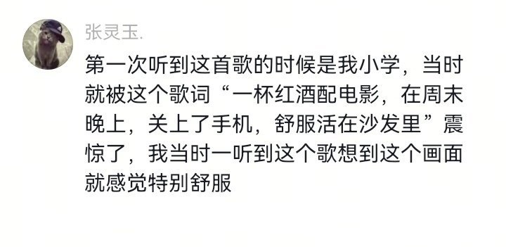 当你到了能听懂歌词的年纪岁月从来都不说话，却悄悄教会我们听懂歌词。曾经听不懂的深