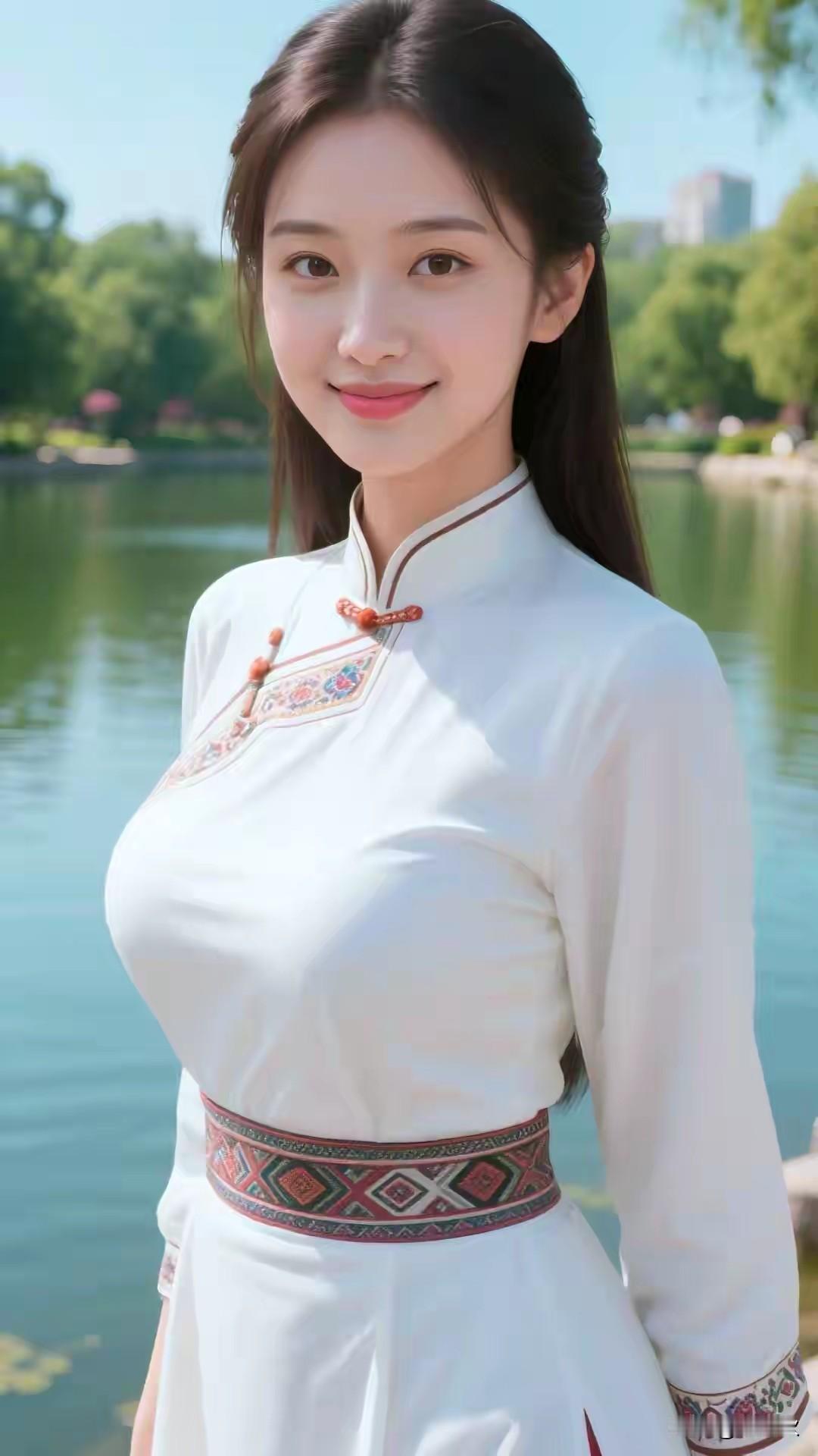 出水芙蓉，天生丽质
冰肌玉骨，明眸皓齿
花容月貌，梨花带雨
月里嫦娥，仪态万方