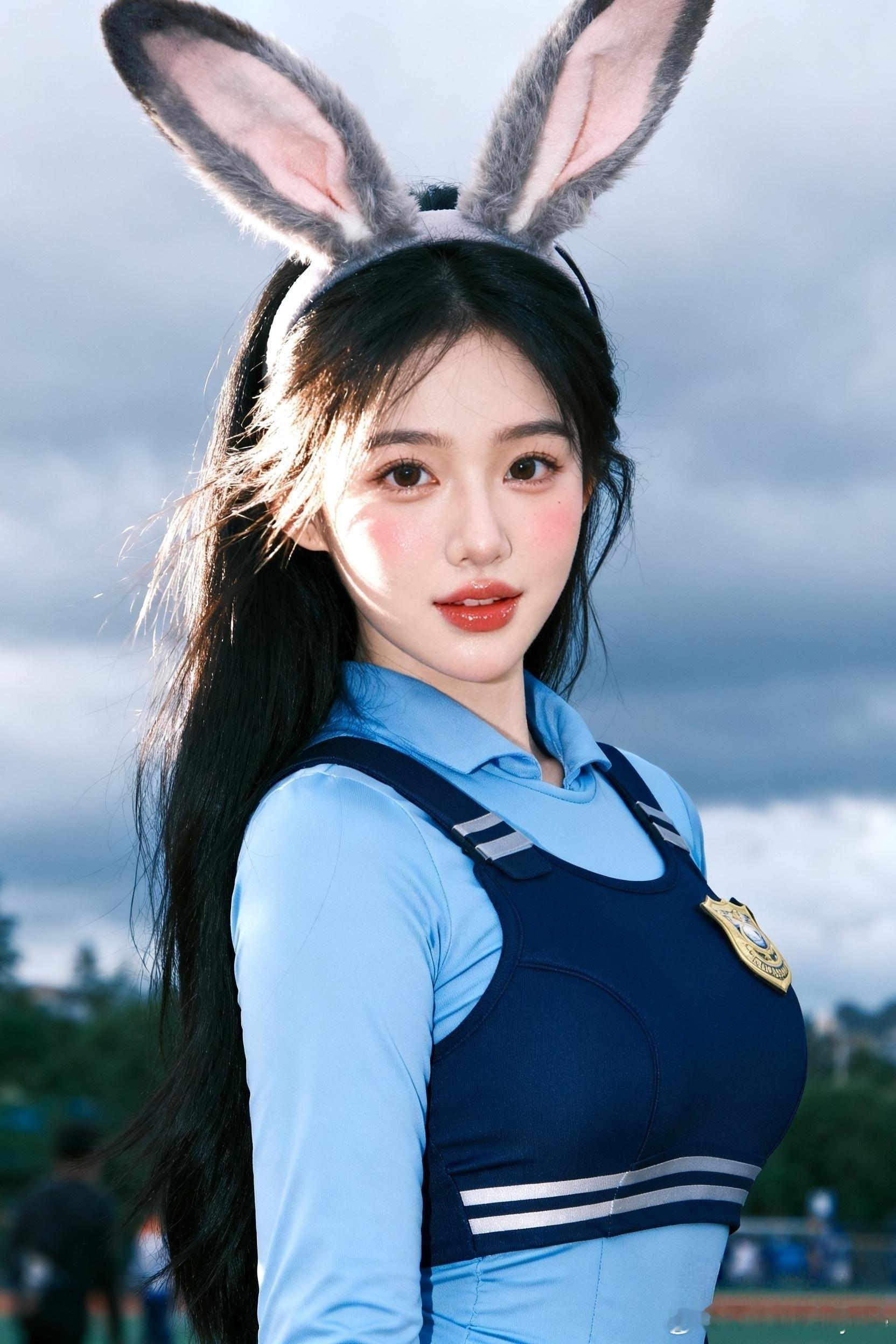 今天是可爱的兔子朱迪，我来报道啦！动物园乌托邦，兔子兔子太可爱啦！尼克去哪里了？