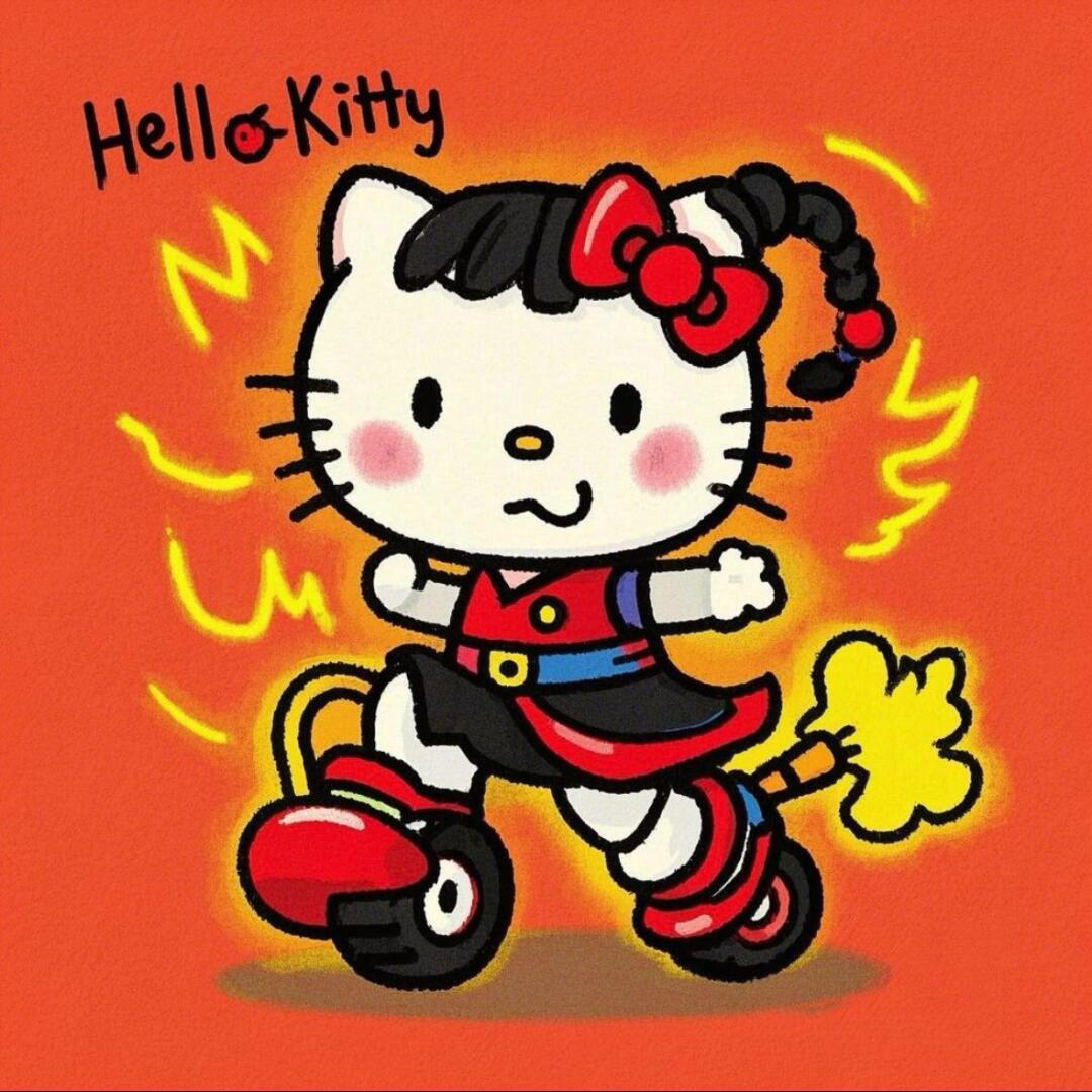 hello Kitty头像（哪吒版） 