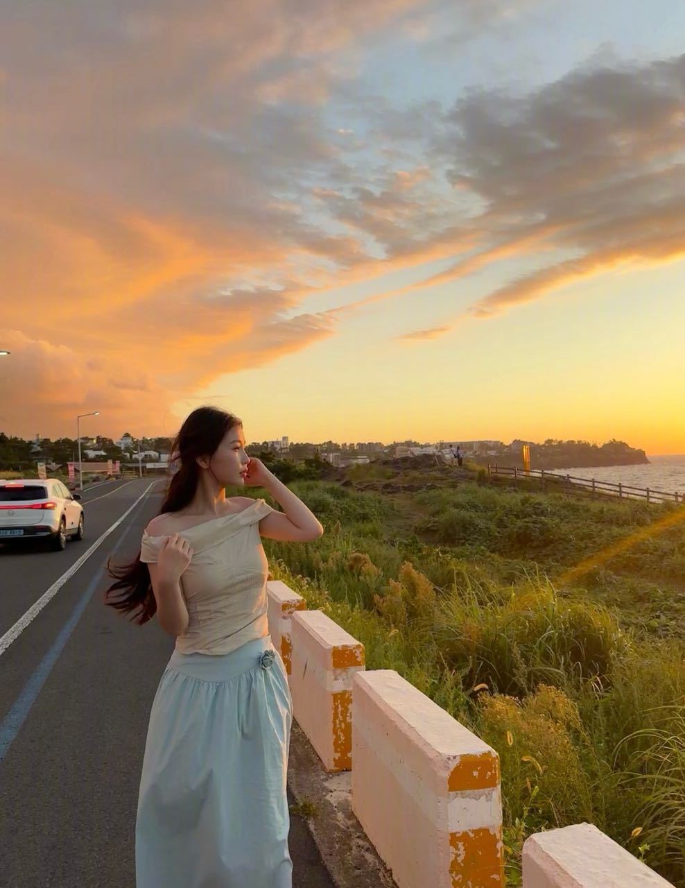 3112【🌇】夕阳与她 ​​​