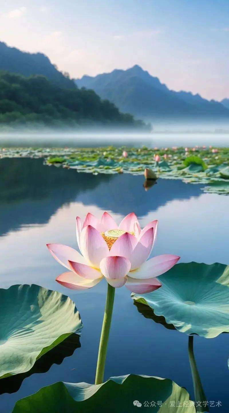 天仙子 · 立秋

暑气难挨掀热浪，夏末荷田蛙鼓唱。蜻蜓戏水雁声留，苞蕾壮，开正