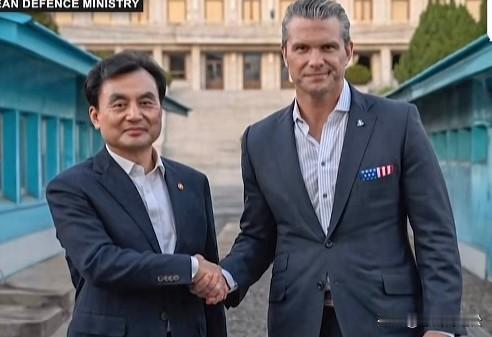 美韩跑到朝鲜家门口说这种话，又要惹得朝鲜不高兴了！时隔8年，美韩防长共同出现在朝