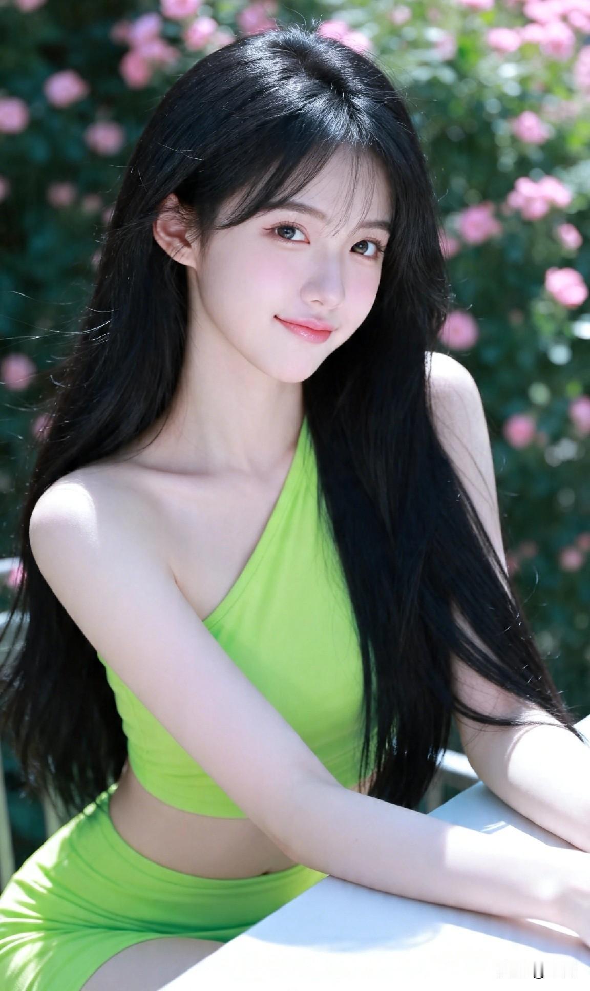 绿意与花香撞个满怀，
今日份的温柔已送达～