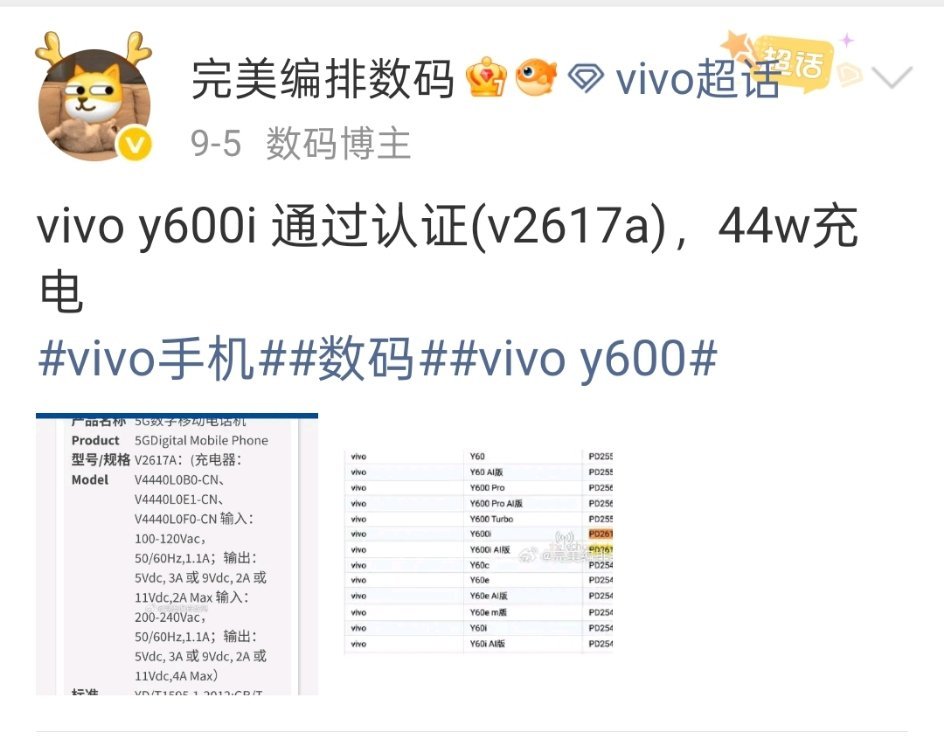 vivo y600i 还会套娃成 y500k [666]vivo手机数码vivo
