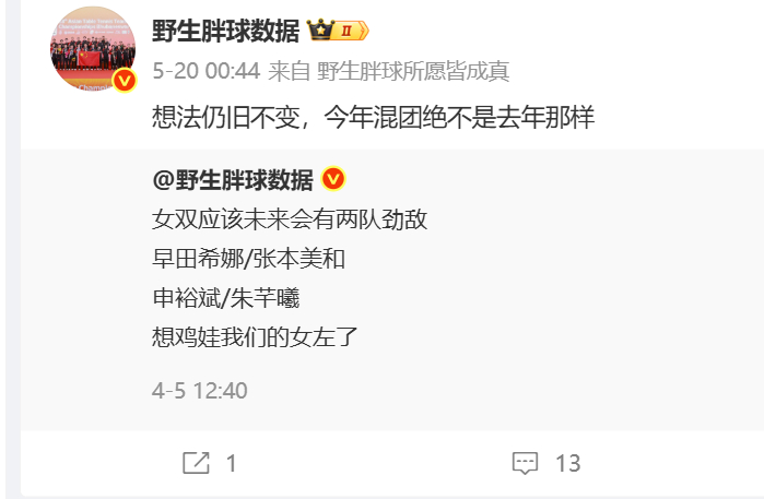 韩国的这对双右，进步一日千里1月的时候我就感觉申裕斌朱芊曦再练习练习，战斗力还会