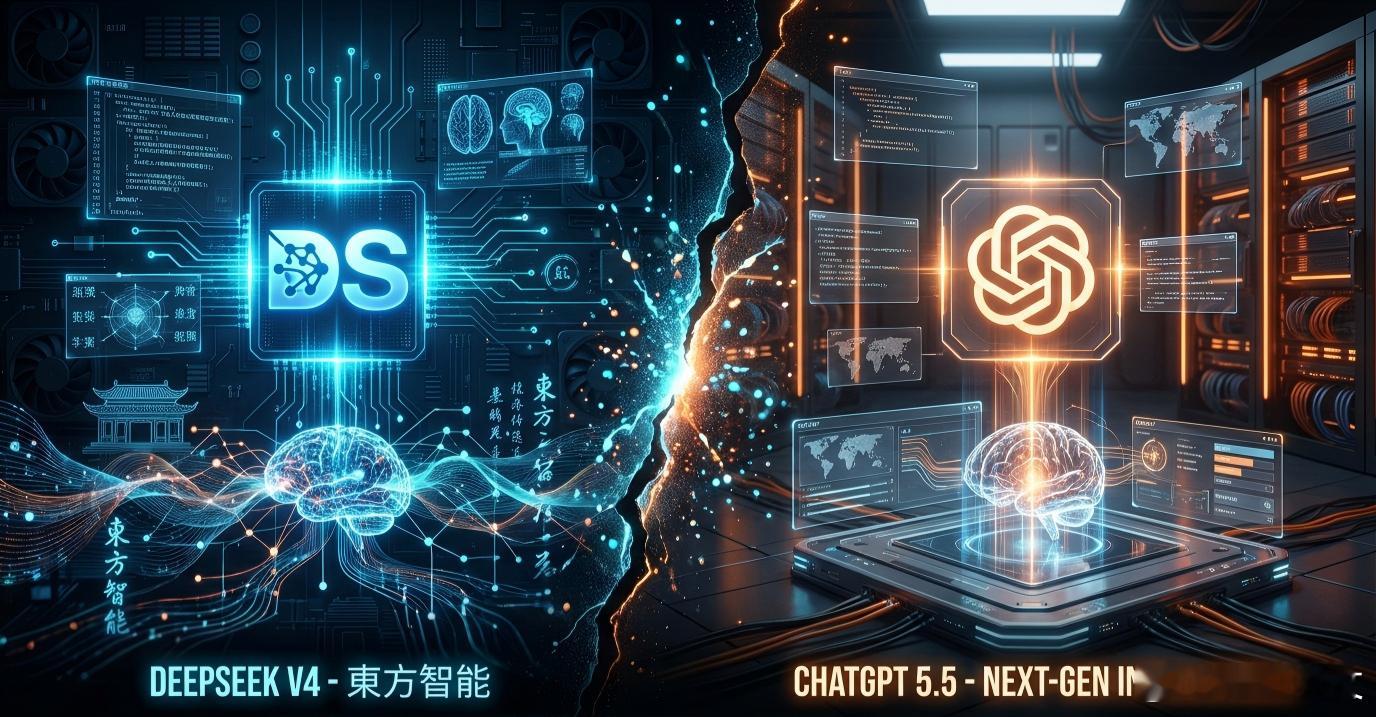 今天，DeepSeek V4 和 GPT 5.5 同一天隔空发布。两个模型，两条