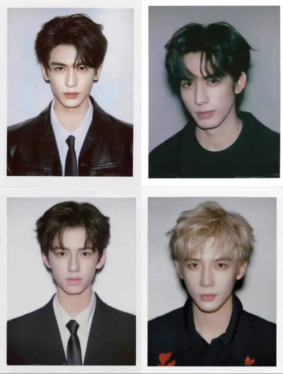 好权威的四张脸。内娱男明星唯四不用粘回去的撕拉片